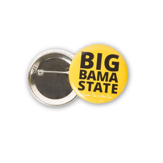 Big Bama State Button (Mustard)