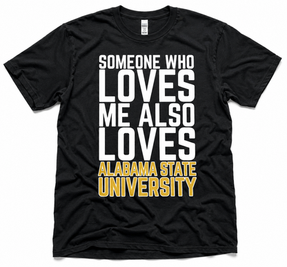 Adult Someone Who Loves Alabama State - Black