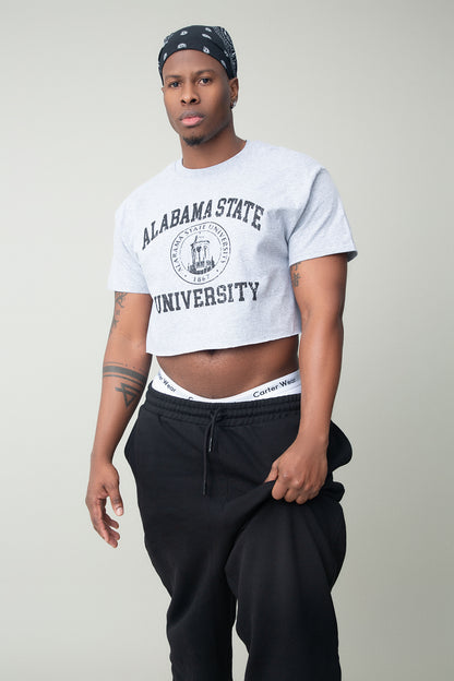 Alabama State Cropped T-shirt