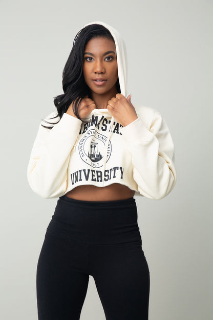 Alabama State Cropped Hoodie